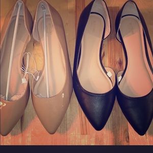 WIDE Bundle of 2 pair Mossimo Flats